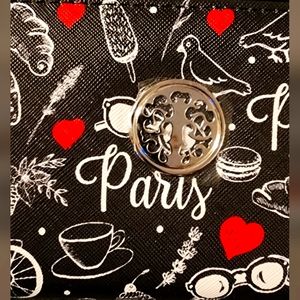 Cross over Paris wallet purse.